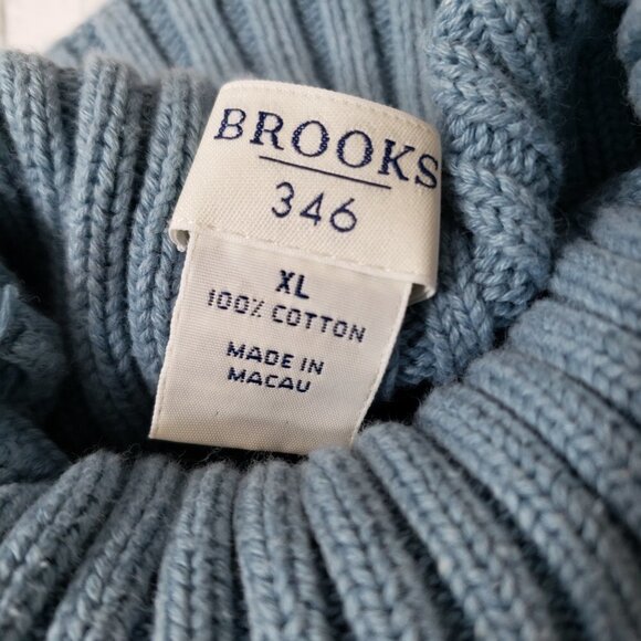 Vintage Brook 346 Mock Neck Sweater - Size XL - Picture 2 of 5